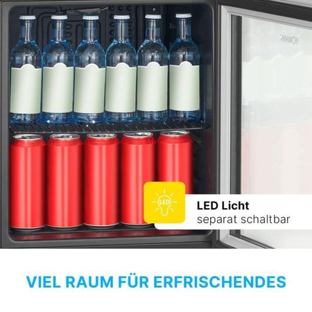 Bomann KSG 7286 Glastür Minikühlschrank - bei expert kaufen