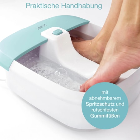 sanitas fußbad sfb 07 mit vibrations und sprudelmassage Android vs. iOS: Vergleich der Barrierefreiheitsfunktionen main image 1