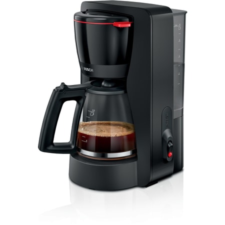 Bosch CompactClass Filterkoffiezetapparaat, TKA3A033, 10 tot 15 kopjes, 1.2 liter, Zwart