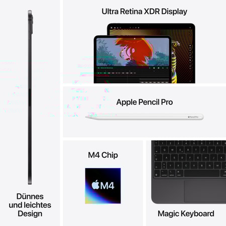 Apple iPad Pro, 11 Zoll, Space Schwarz, 2024, WiFi - bei expert kaufen