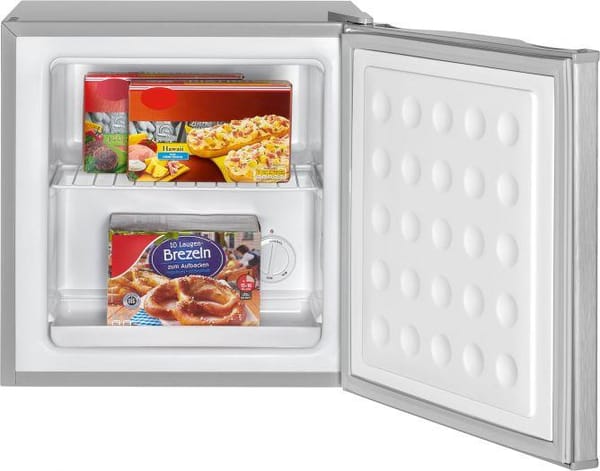 Bomann GB 341 edelstahl-optik Mini-Gefrierschrank