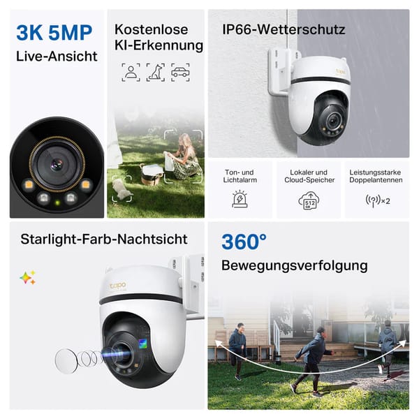 Tapo C530WS 3K 5MP, 360° Außenkamera/Innenkamera, - bei expert kaufen