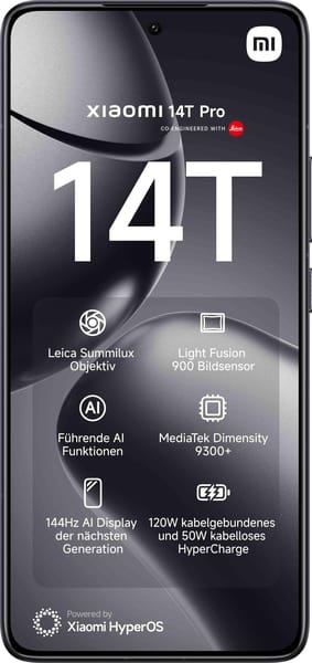 Xiaomi 14T Pro 5G 12GB + 512GB Titan Black Smartph - bei expert kaufen