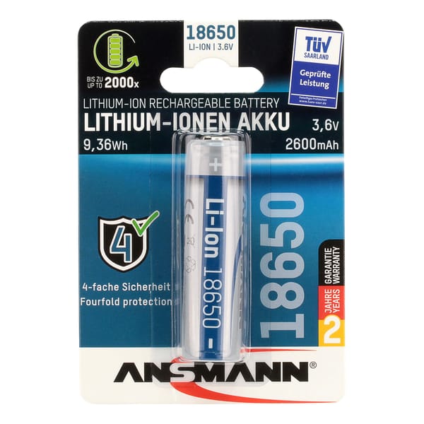 ANSMANN Li-Ion 2600 mAh Akku