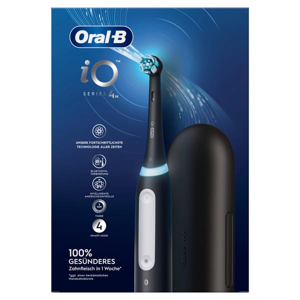 Oral-B iO Series 4 mit Reiseetui Matt Black Zahnbü - bei expert kaufen