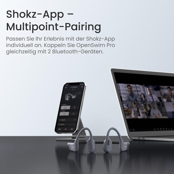 Shokz OpenSwim Pro grau 2025 Open-Ear Kopfhörer - bei expert kaufen