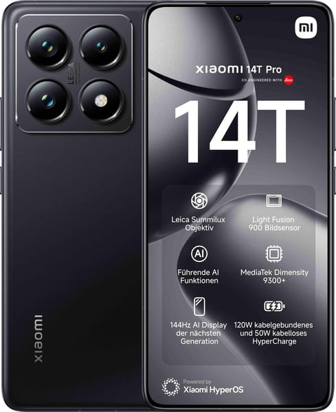 Xiaomi 14T Pro 5G 12GB + 512GB Titan Black Smartph - bei expert kaufen