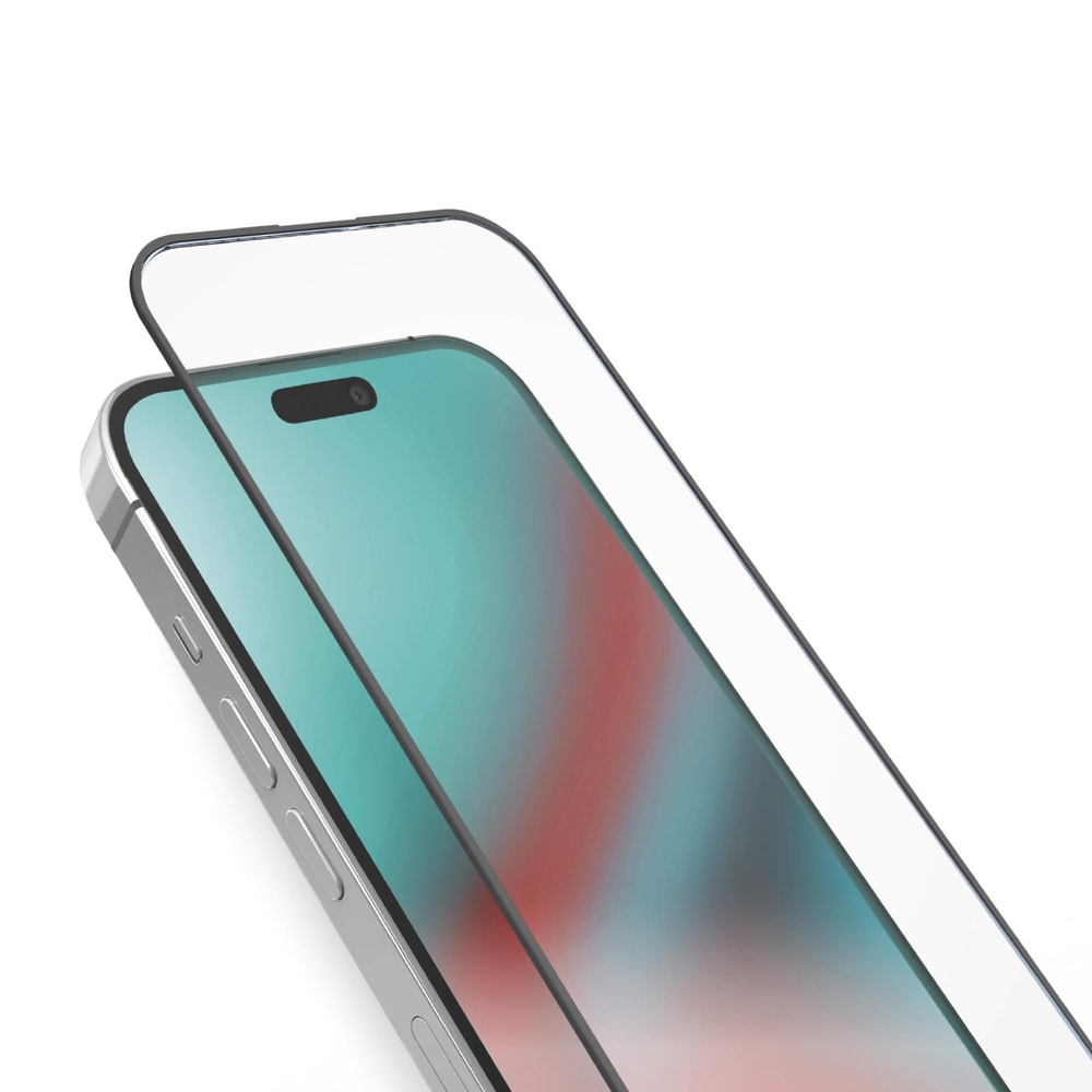 Glas-Displayschutz für iPhone 16 Pro Max, Schwarz