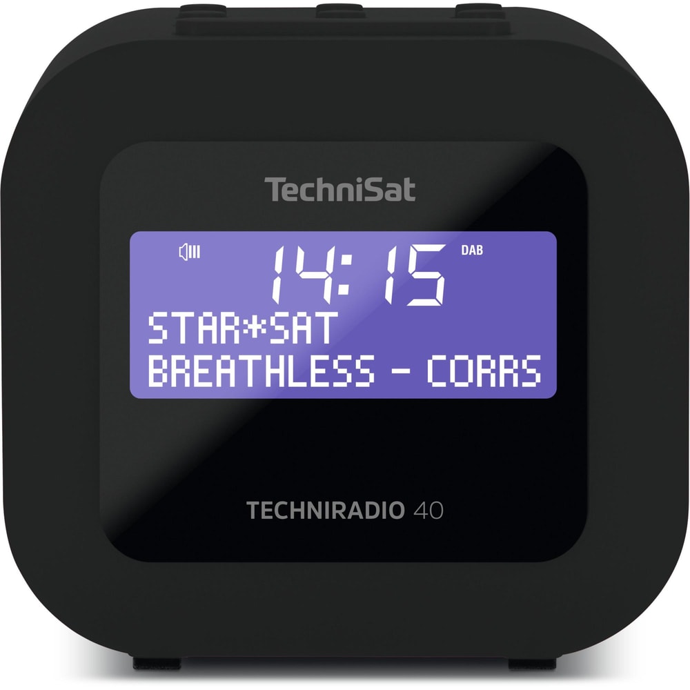 Radiowecker TECHNIRADIO 40 schwarz
