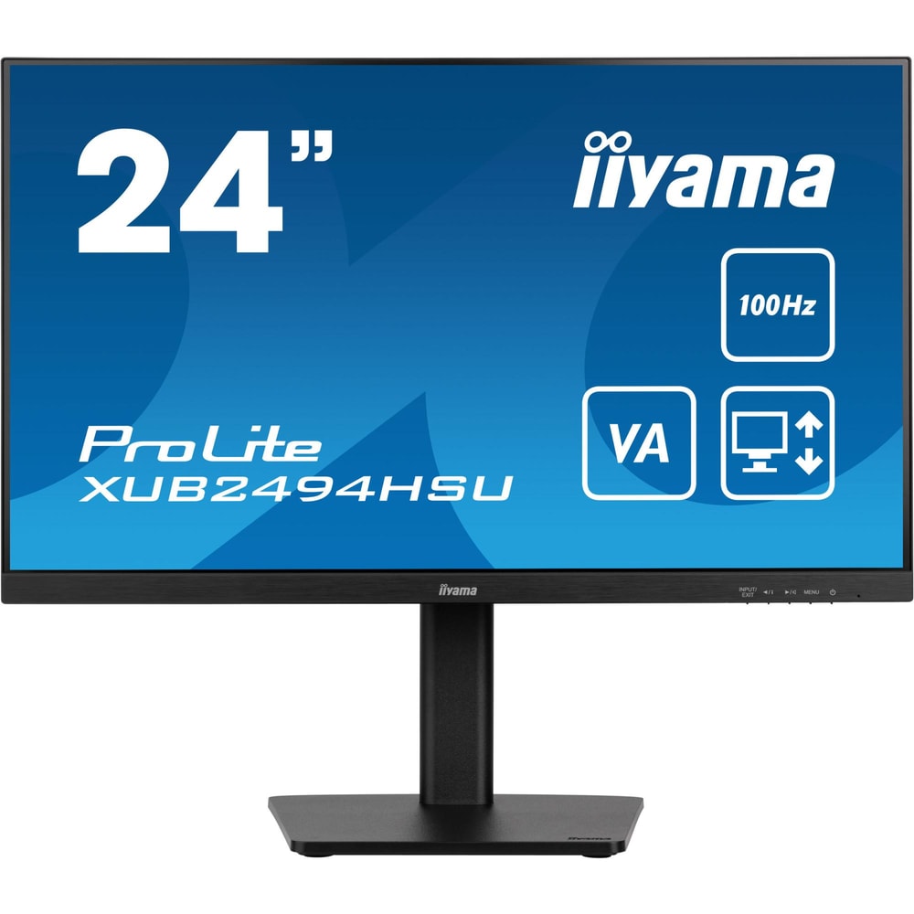 Monitor ProLite XUB2494HSU-B6, Schwarz, 23,8 Zoll, Full HD, VA, 100 Hz, 1 ms