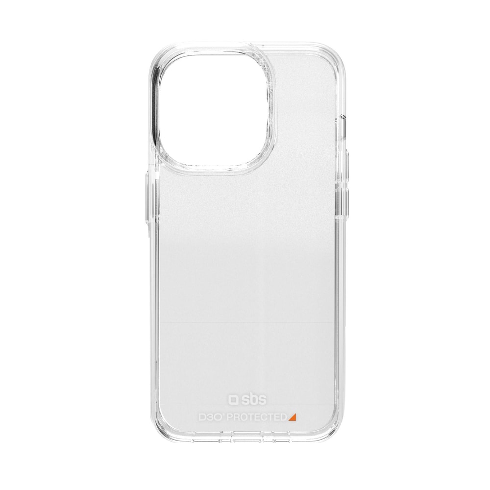Extrem widerstandsfähiges Cover für iPhone 15 Pro mit D3O-Technologie, Transparent