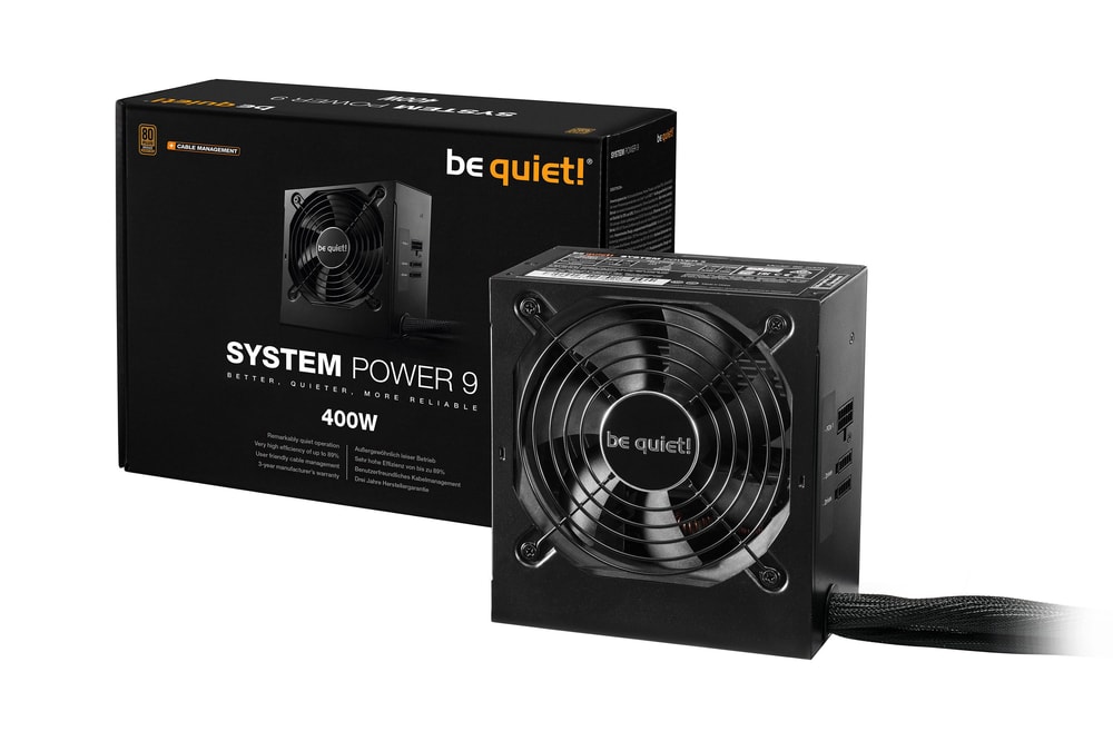 System Power 9 400W CM Netzteil ATX schwarz Laptop-Netzteil