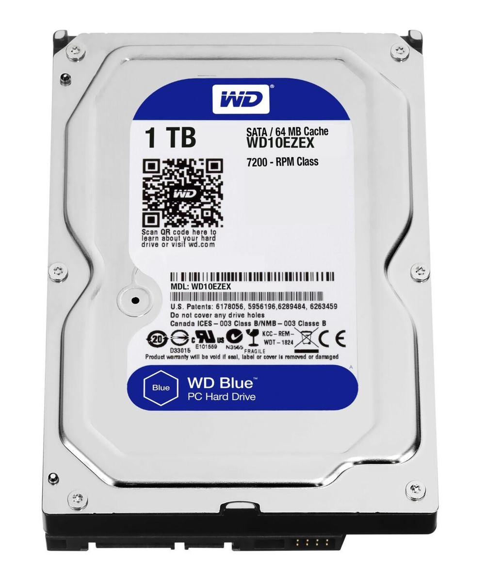 1 TB, 3,5 Zoll HDD, SATA III (WD10EZEX)