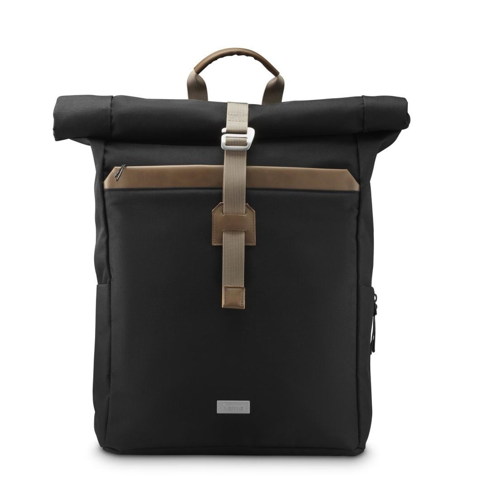 Laptop-Rucksack "Silvan", Rolltop, nachhaltig, bis 41 cm (16.2"), Schwarz (00222023)