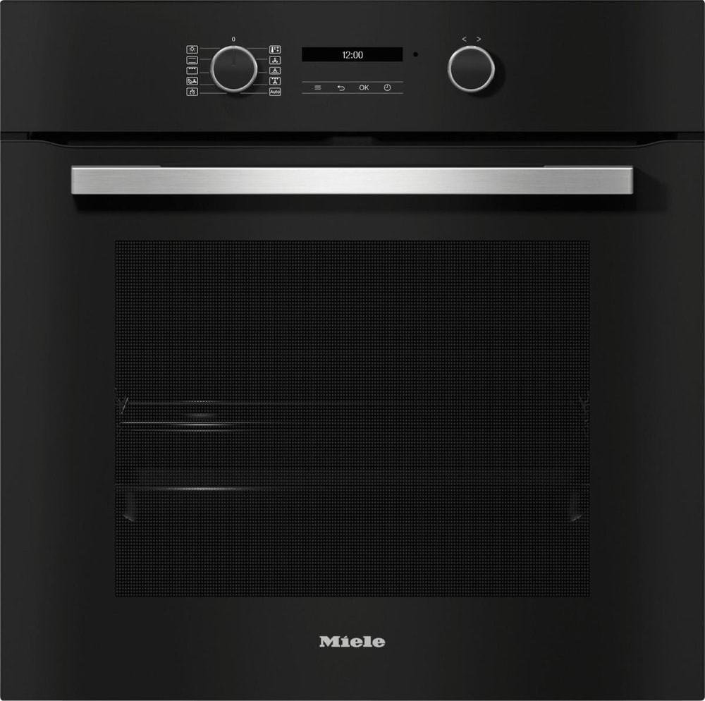 H 2766 BP Obsidianschwarz Einbaubackofen