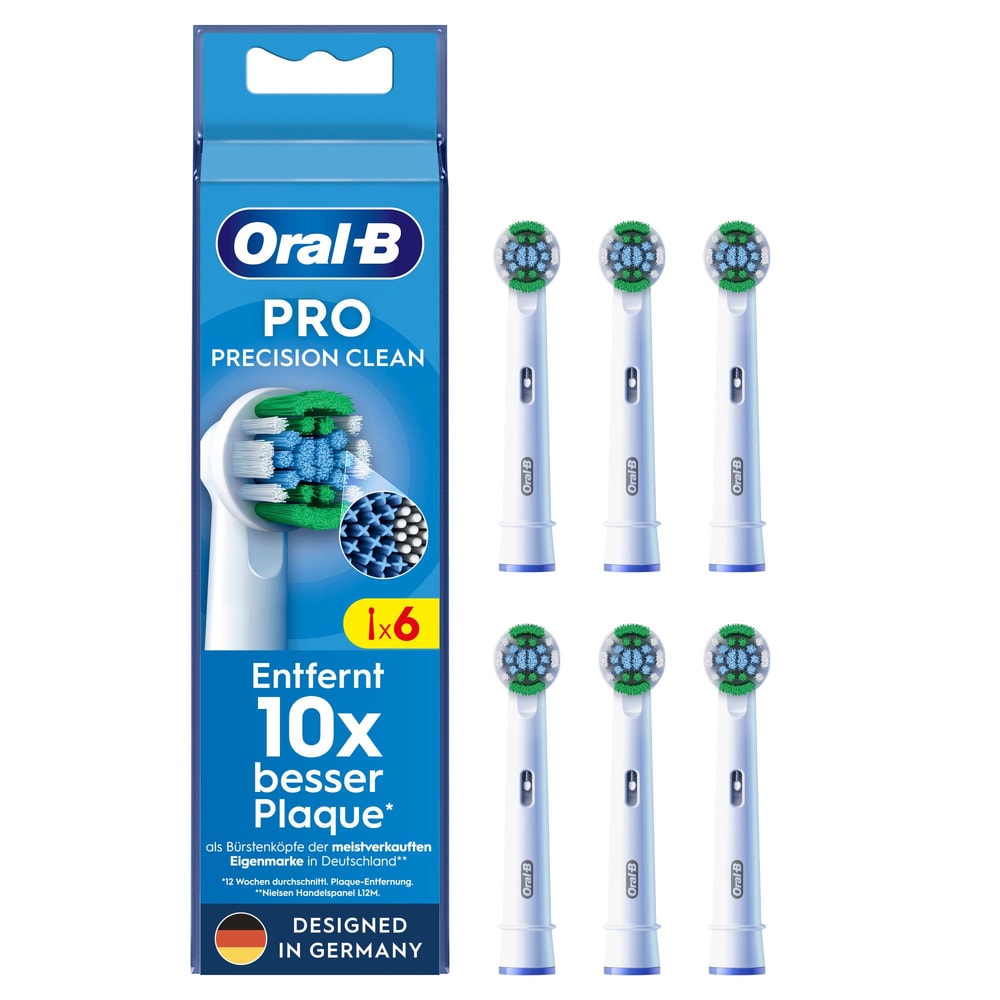Pro Precision Clean, 6 Stück Aufsteckbürsten