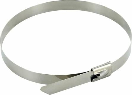 10er-Set Edelstahlkabelbinder, 25 cm