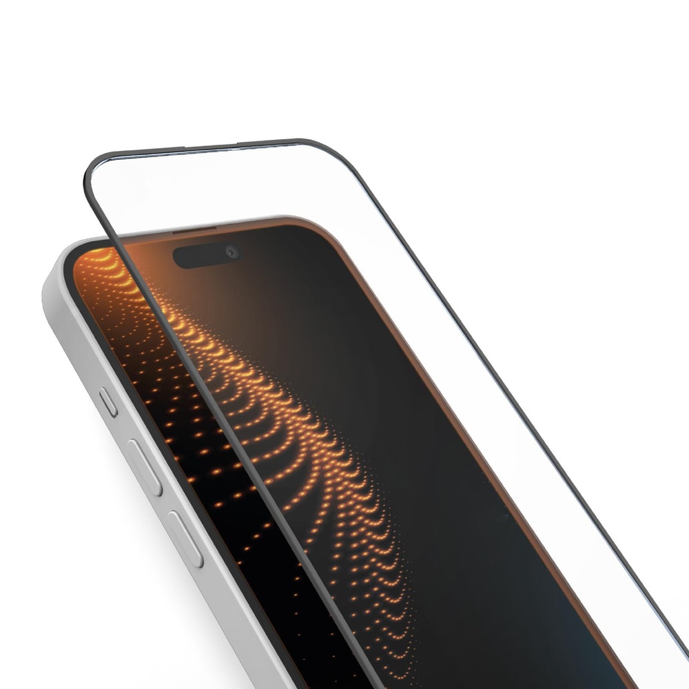 Extrem widerstandsfähiges Glas für iPhone 16 Pro Max mit D3O-Technologie, Transparent