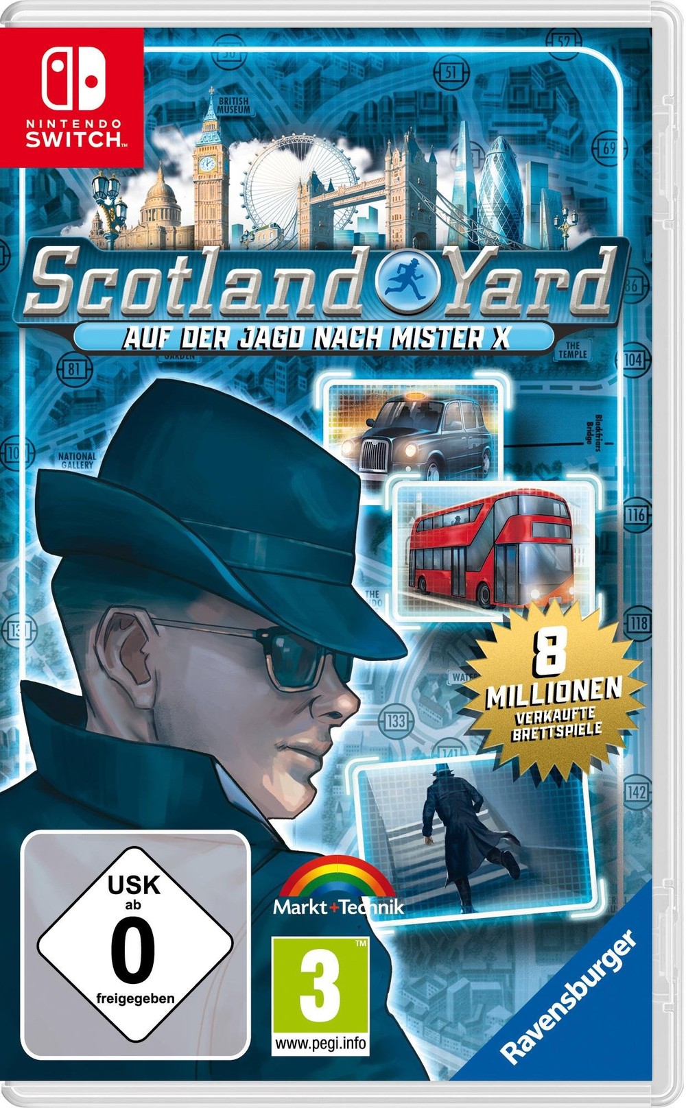 Scotland Yard Nintendo Switch-Spiel