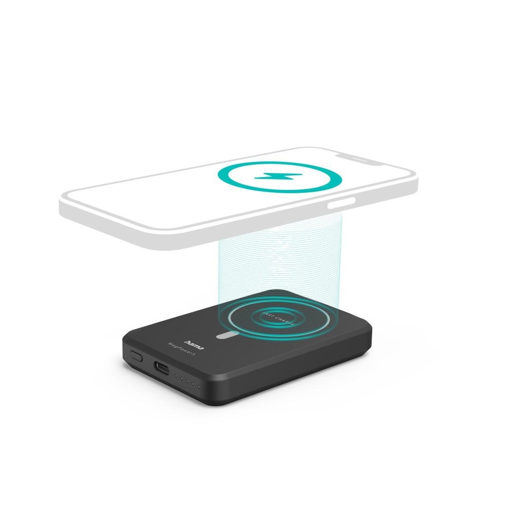 Wireless Power Pack "MagPower5", 5000mAh, induktiv Laden für Apple MagSafe (00201695)