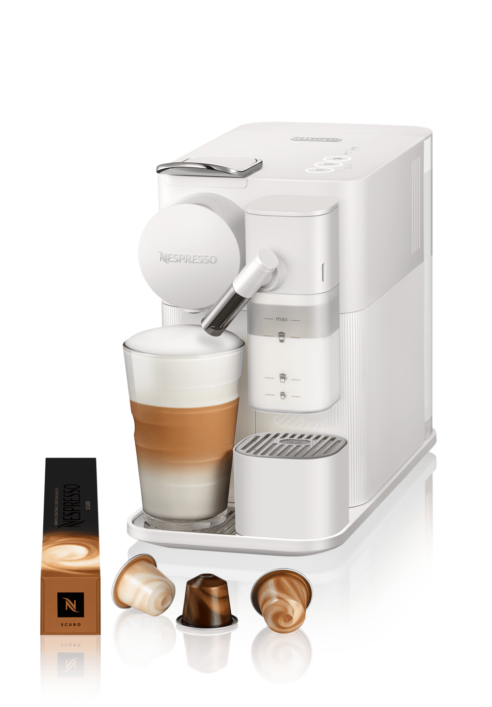 EN 510.W Lattissima One Silky White Nespresso-Kapselmaschine