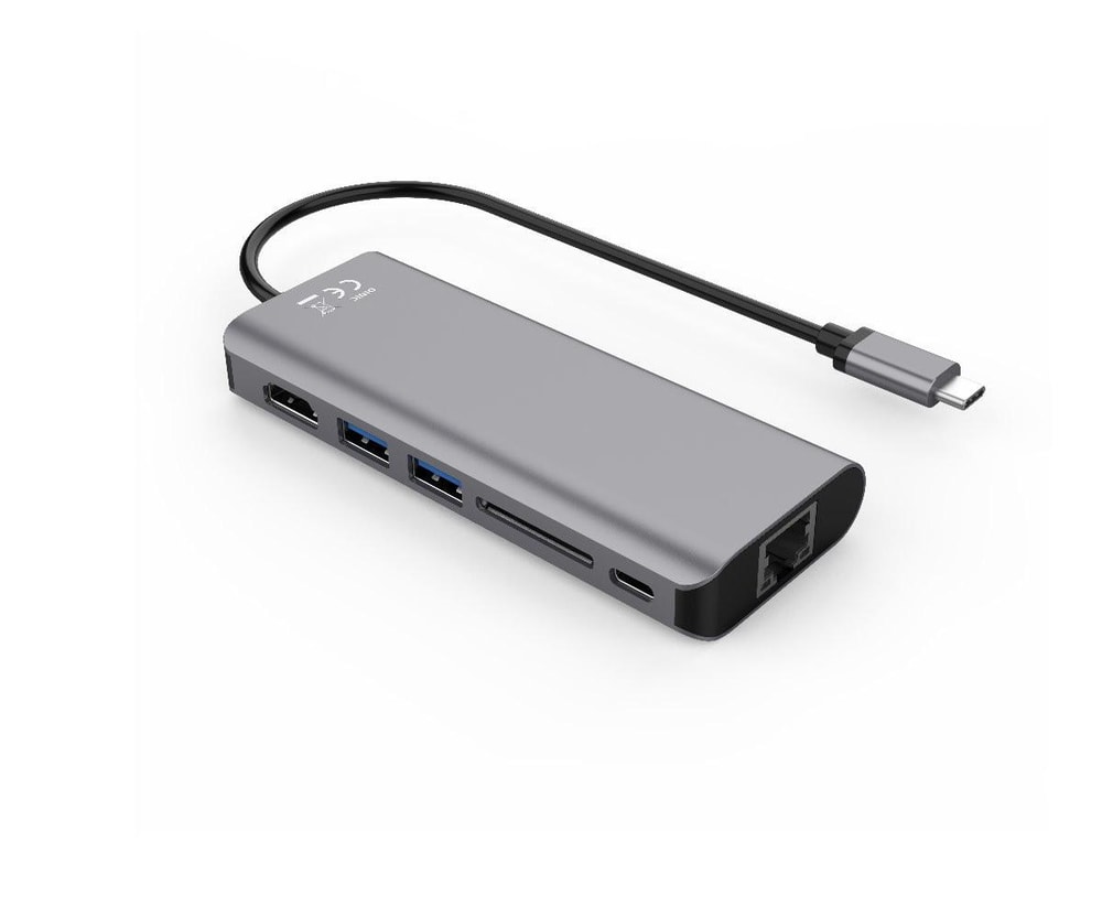 USB 3.1 Typ-C Multifunktions-HUB space grau