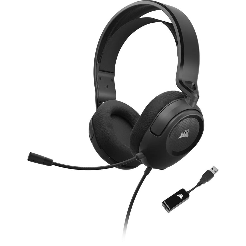 HS35 SURROUND v2-Multiplattform-Gaming-Headset, Schwarz