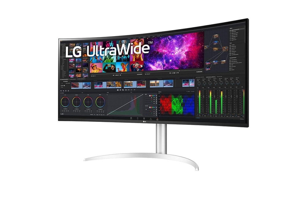 Monitor UltraWide 40WP95X-W, Weiß, 39,7 Zoll, Curved, 5K, IPS, 72 Hz, 5 ms