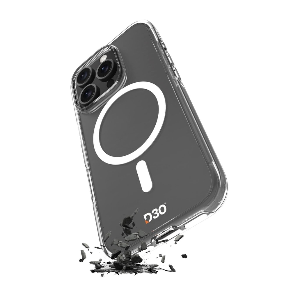 Impact Clear D3O Cover for iPhone 16 Pro, Transparent