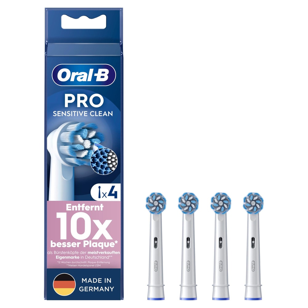 Aufsteckbürsten Pro Sensitive Clean, 4 Stück