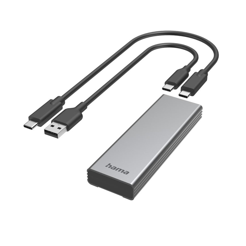 USB-Festplattengehäuse für M.2 SATA & NVMe SSD-Festplatten (00200764)