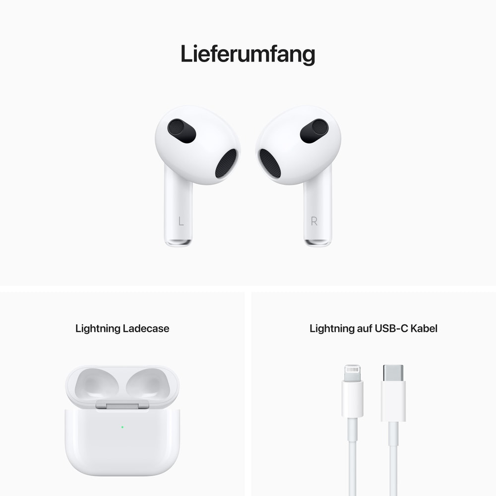 Apple AirPods (3. Generation) mit Lightning Ladecase - bei expert kaufen