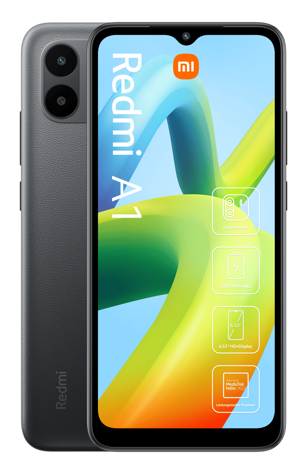 Redmi A1 2GB+32GB Black Smartphone