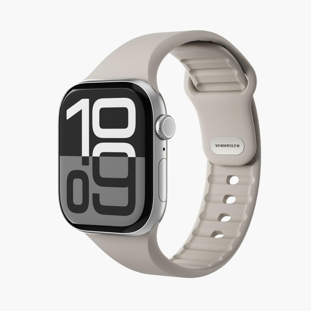 Watch Strap - Classic Band 2 - Armband für Apple Watch 44 / 45 / 46 / 49 mm, Cream Armband