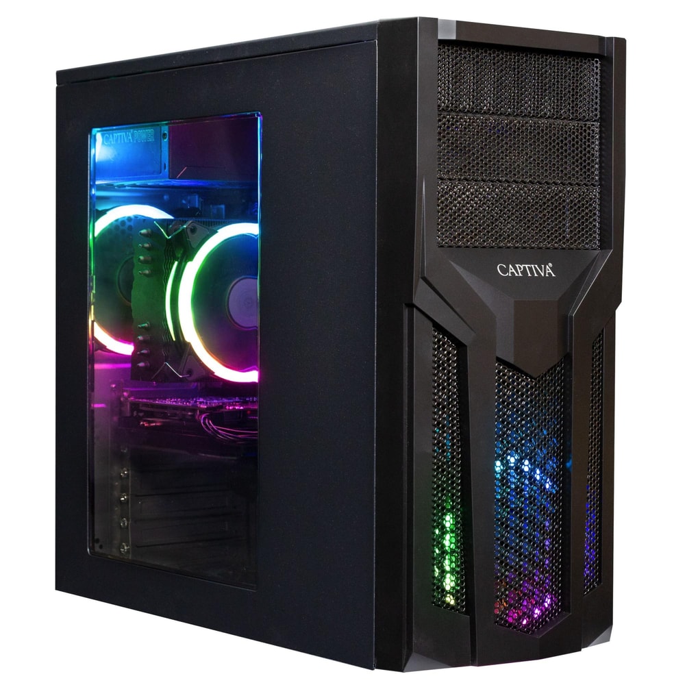 Highend Gaming I58-655, Intel i5-10400F, 16GB, 480GB SSD, schwarz Gaming-PC