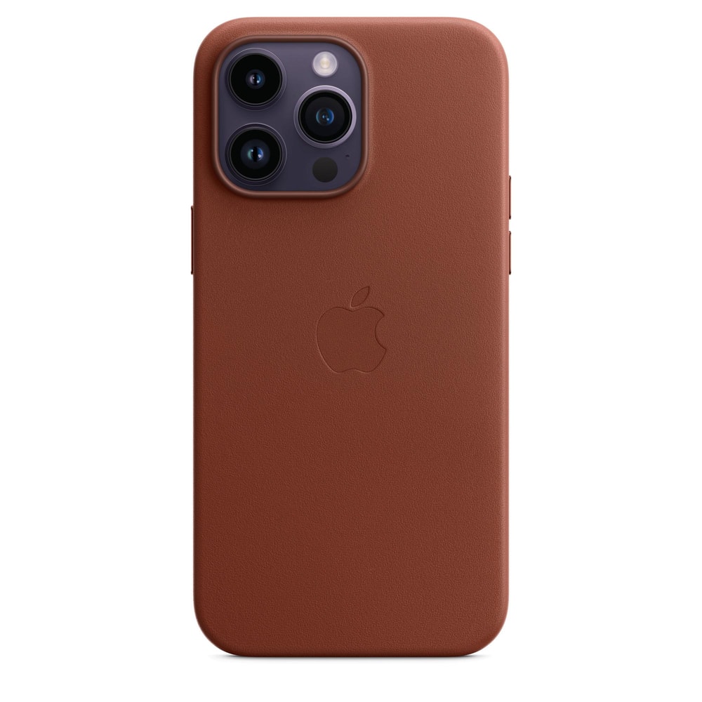 iPhone 14 Pro Max Leder Case mit MagSafe - Umber Handyhülle