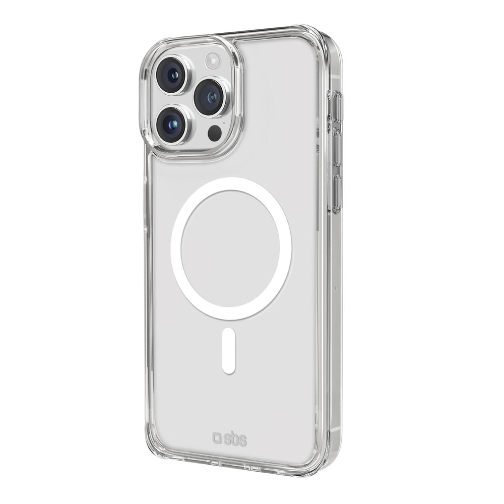 Transparente steife Hülle, kompatibel mit MagSafe-Ladefunktion für iPhone 16 Pro Max, Transparent