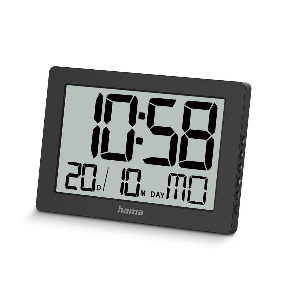 Wanduhr Digital "Ko Tao", Schwarz (00222230)