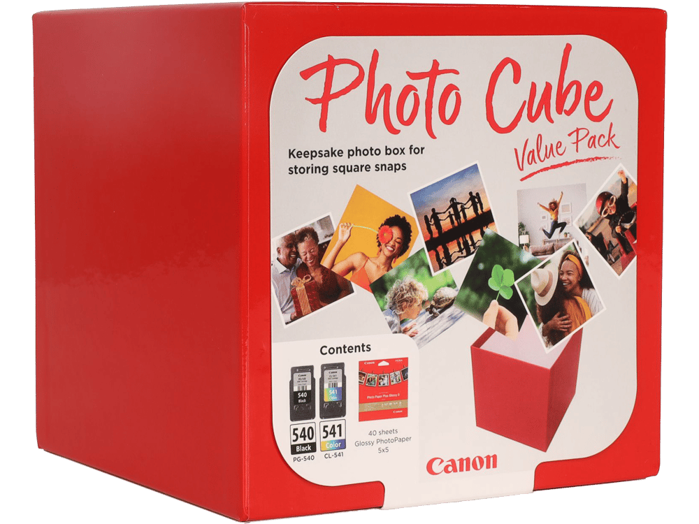 PG-540/CL-541+PP-201 Photo Cube, Tinte+Fototpapier (2) BLK-COL (5225B012)