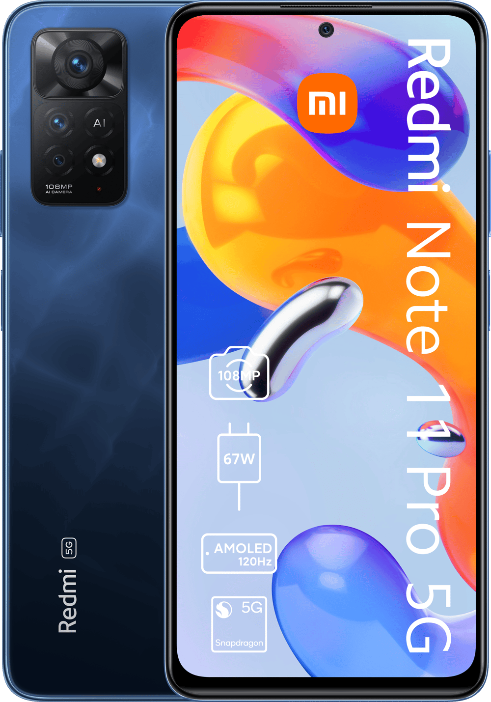 Redmi Note 11 Pro 5G 6GB+128GB Atlantic Blue Smartphone