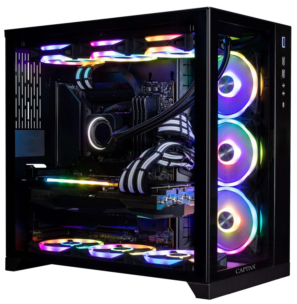 Highend Gaming I78-126, Schwarz, Intel Core i9-14900KF, 64 GB, 2 TB M.2 SSD, RTX 4070 Ti 12GB