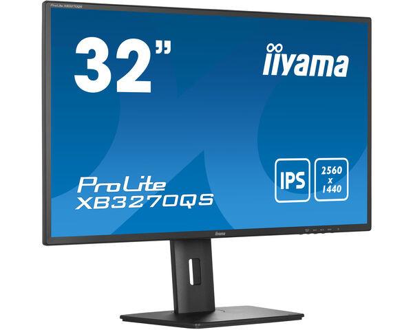 Monitor ProLite XB3270QS-B5, Schwarz, 32 Zoll, WQHD, 60 Hz, 4 ms