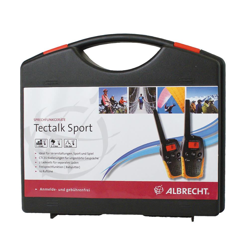 Tectalk Sport Komplett-Set im Hartschalenkoffer schwarz/orange Walkie-Talkie