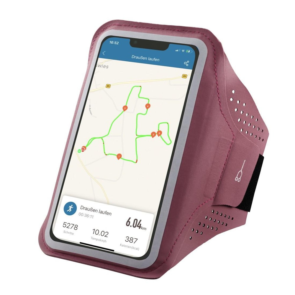 Sportarmband "Finest Sports" für Handys, wasserabweisend, XXL, Rosé (00177998)