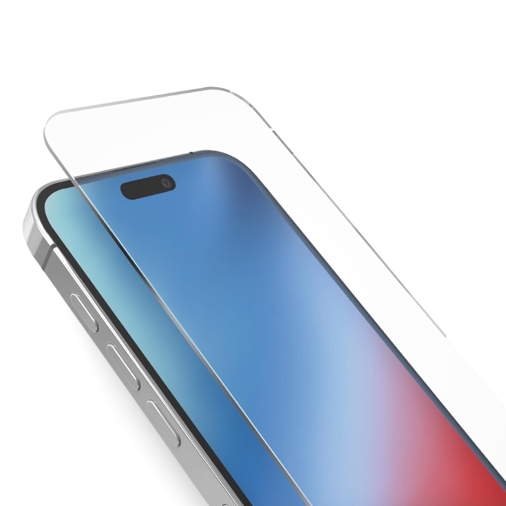 Glas-Displayschutz für iPhone 16 Pro, Transparent