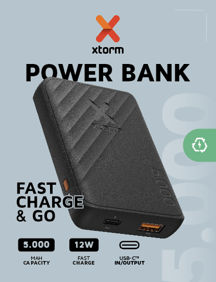 12W Fast Charge Go2 Powerbank 12W - 5.000mAh (64133)