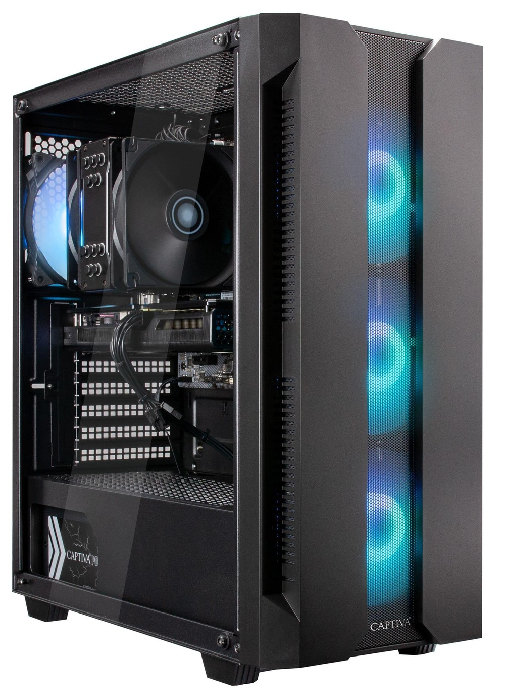 Advanced Gaming I71-570, Schwarz, Intel Core i7-11700F, 32 GB, 1 TB M.2 SSD, RTX 3060 12 GB