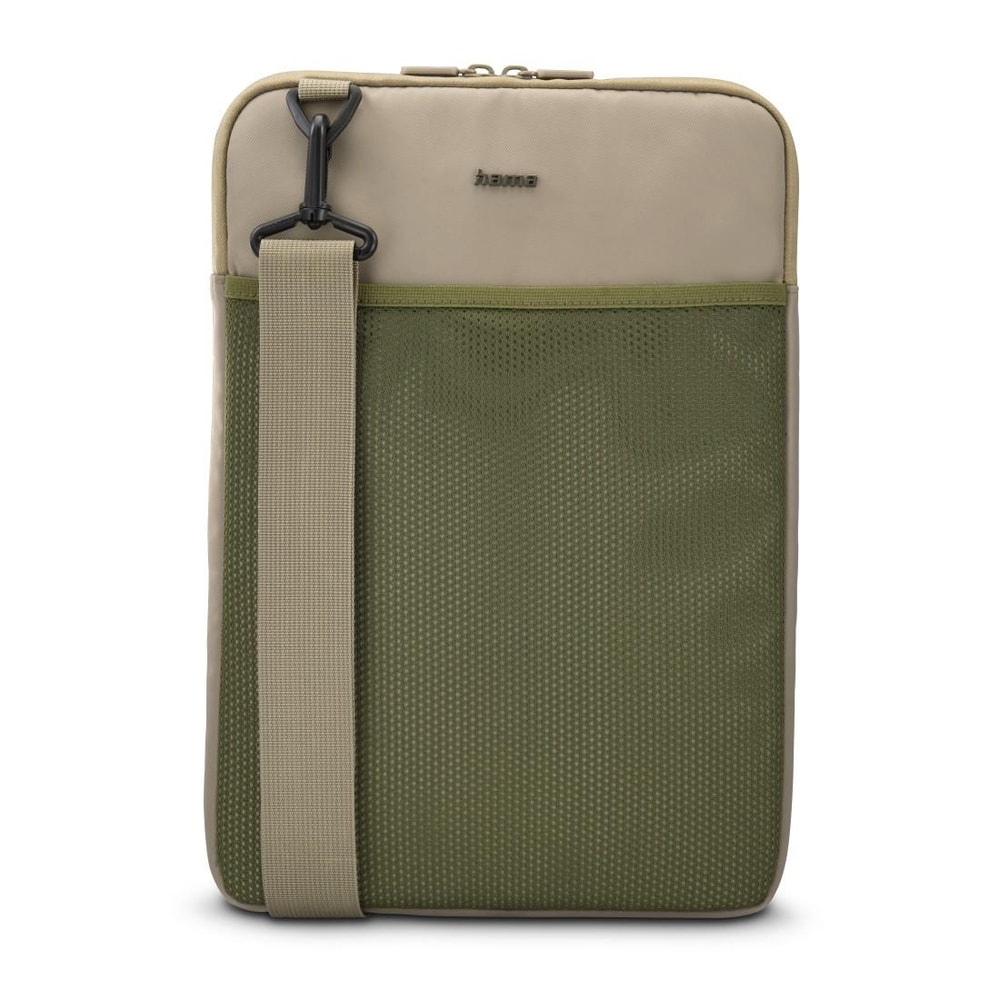 Laptop-/Tablet-Sleeve "To Go" zum Umhängen, bis 31 cm (12,1"), Beige-Grün (00222070)