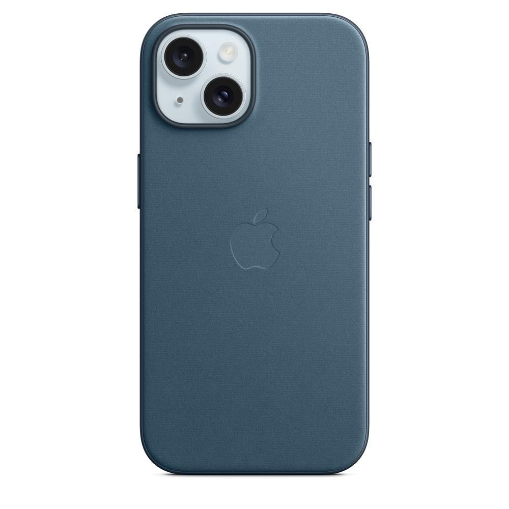 iPhone 15 Feingewebe Case mit MagSafe - Pazifikblau