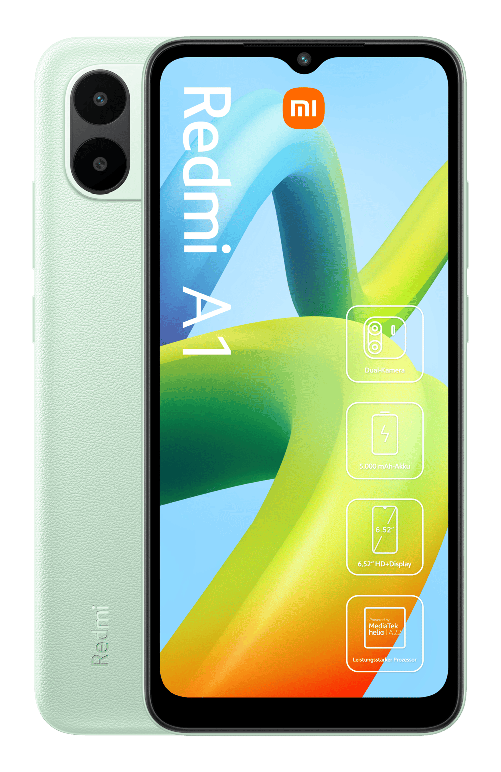 Redmi A1 2GB+32GB Light Green Smartphone